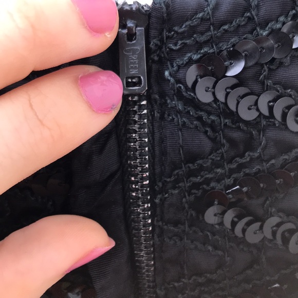 Vintage 1960s Black Sequin Sheath Dress - Picture 4 of 9